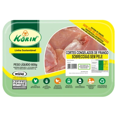 SOBRECOXAS S/P. S/TRANS. CONGELADO KORIN 600G