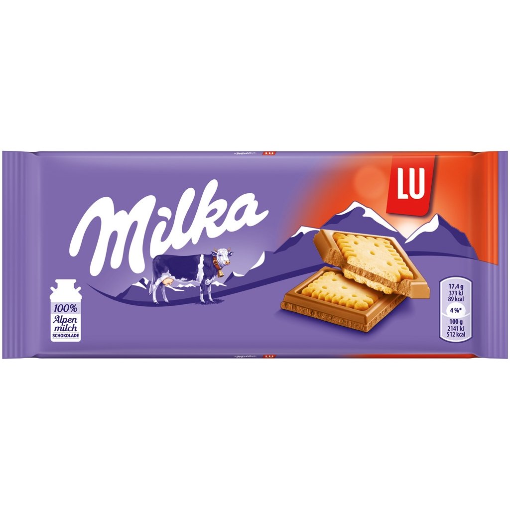 CHOCOLATE MILKA & LU 87G