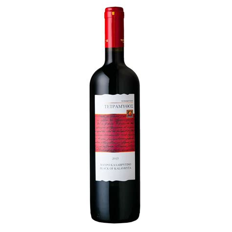 VINHO TETRAMYTHOS MAVRO KALAVRITINO 750M