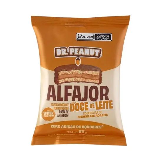 ALFAJOR DR. PEANUT DOCE.LEITE 55G