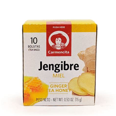CHA CARMENCITA GENGIBRE E MEL 15G