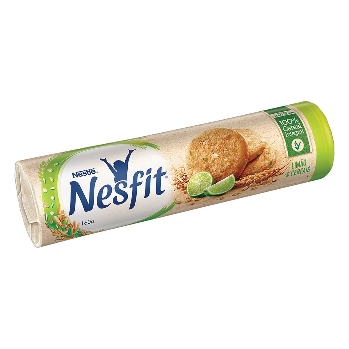BISCOITO NESTLE NESFIT LIMAO E CEREAIS 160G