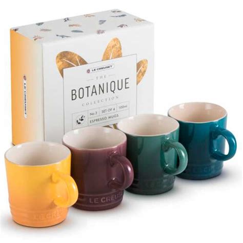 KIT 4 CANECAS ESPRESSO LE CREUSET