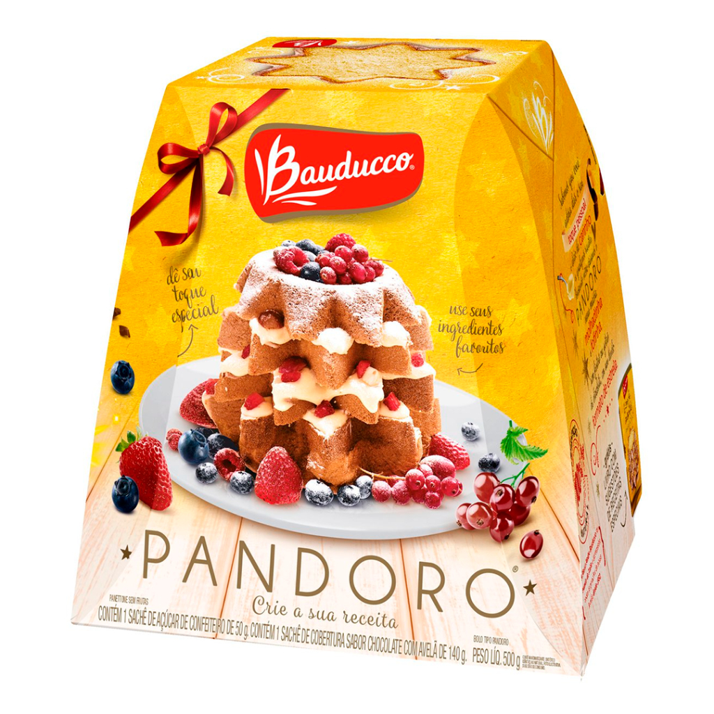 PANETONE PANDORO BAUDUCCO 500G