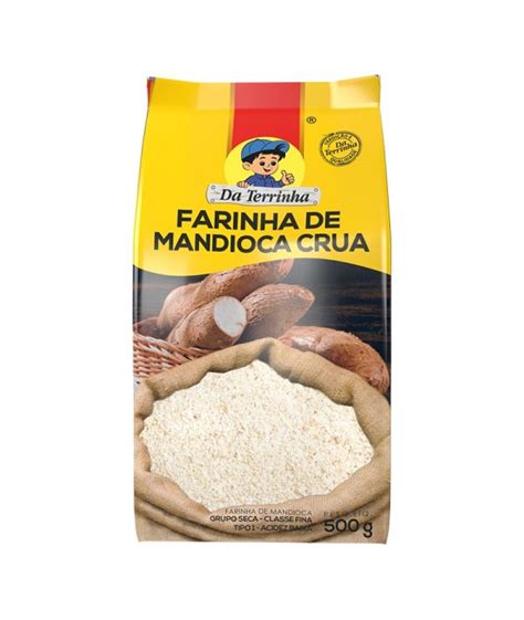 FARINHA MANDIOCA DA TERRINHA CRUA 500G