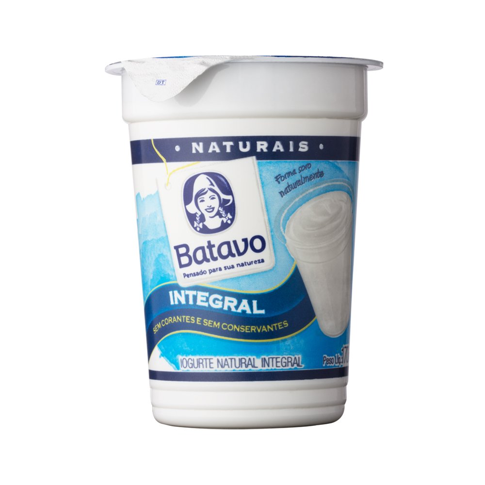 IOGURTE BATAVO NATURAL INTEGRAL 170G