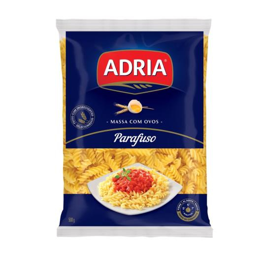 MACARRAO ADRIA C/OVOS PARAFUSO 500G