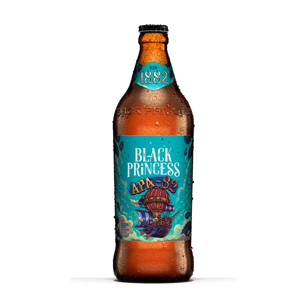 CERVEJA BLACK PRINCESS APA 82 600ML