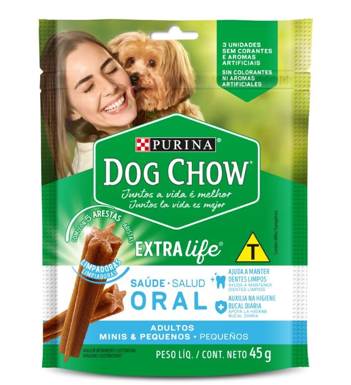 PETISCO DOG CHOW SAUDE ORAL MN/PQ 45G