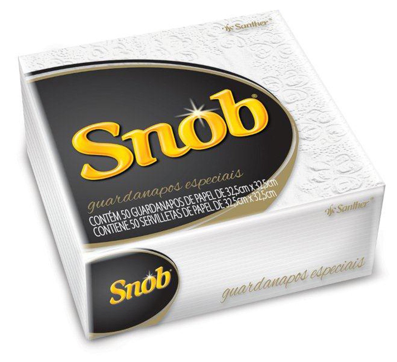 GUARDANAPO SNOB FOLHA DUPLA GD C/50