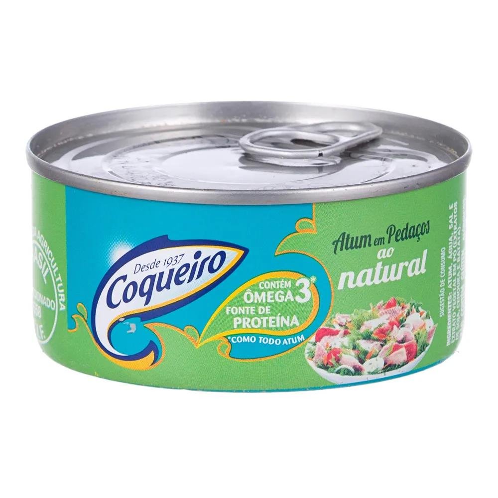 ATUM COQUEIRO PEDACO NAT LIGHT 170G