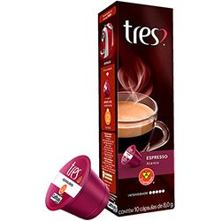 CAPSULA 3 CORACOES ESPRESSO ATENTO 80G