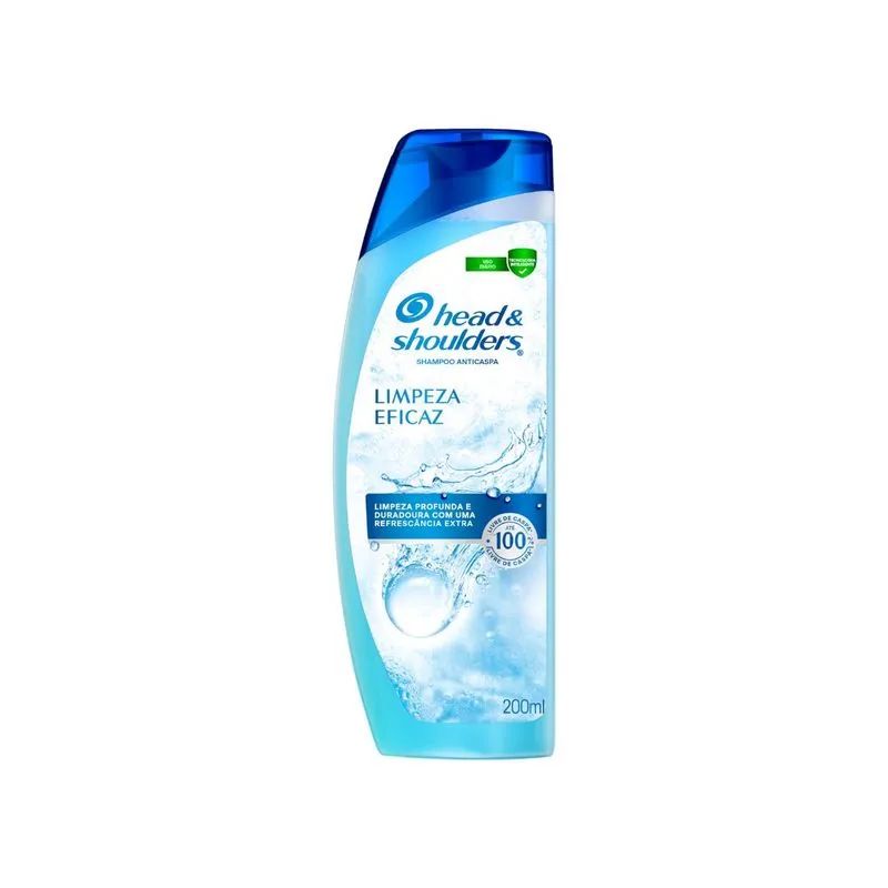SHAMPOO HEAD & SHOULDERS LIMPEZA EFICAZ 200M