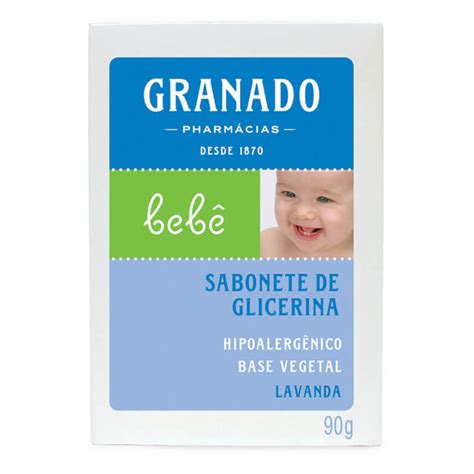 SABONETE GRANADO BEBE LAVANDA 90G