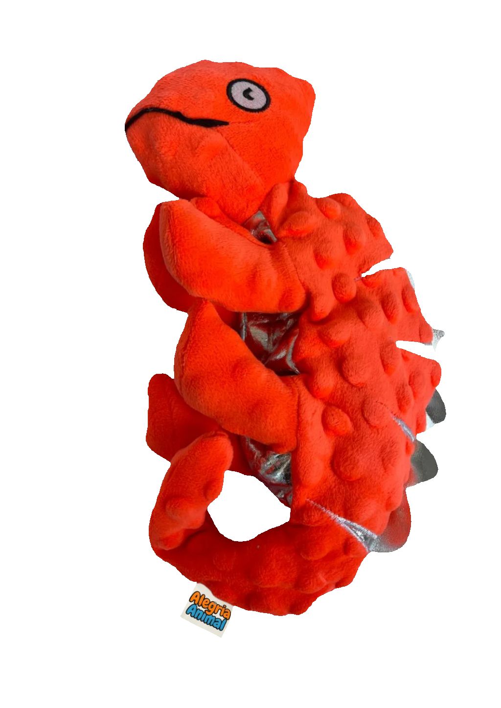 BRINQUEDO PET CAMALEAO LARANJA
