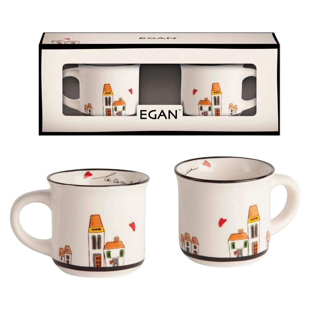 SET 2  XICARAS ESPR. LE CASETTE NBC 80ML