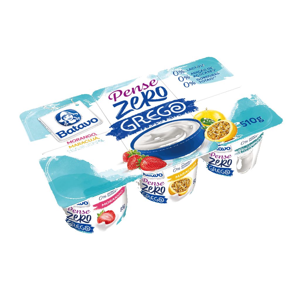 IOGURTE BATAVO PENSE ZERO MORANGO MARAC. 510G